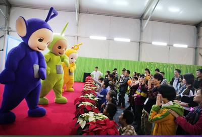 天線寶寶華麗登場，大小朋友歡聲雷動！天線寶寶永遠是童年的最愛！